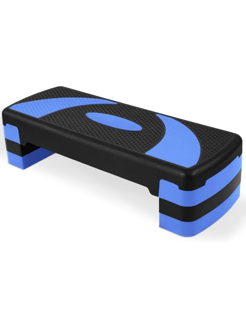 31" Aerobic Step Platform Trainer with 3 Adjustable Risers for Home Workouts